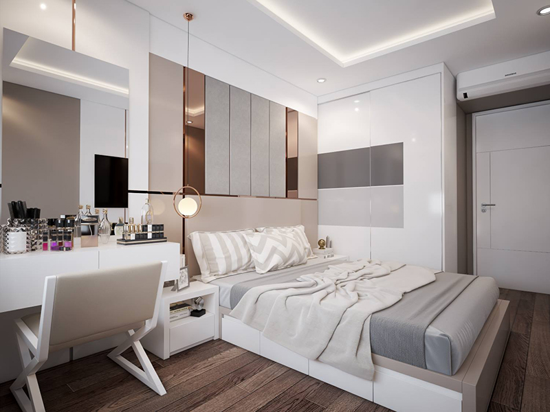Lê Vin chuyên thiết kế nội thất cho những căn hộ cao cấp, phong cách tối giản